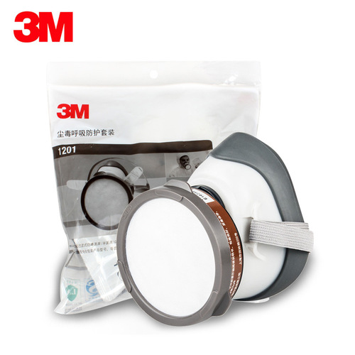 3M1201 Anti-Toxic Mask Paint Protection Face Mask for Dust, Chemical Gases, Paint, Odor Prevention, and Fume