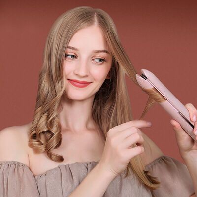直卷發器卷直兩用卷發棒劉海內扣拉直發棒學生陶瓷直發器夾板跨境