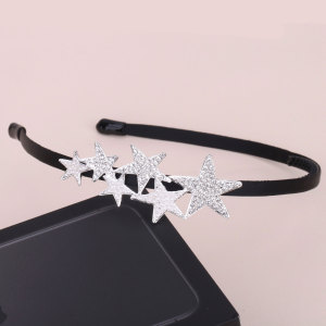 Hair clip hairpin for women girls hair accessories National color water diamond hairband anti slip tooth headdress women pearl head buckle hairpin