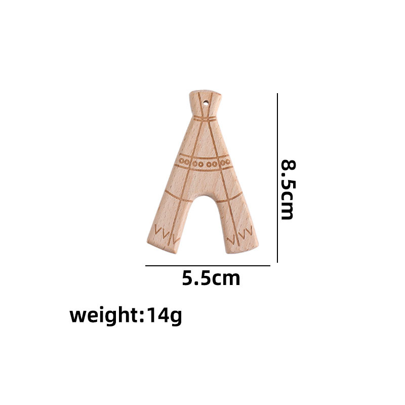 Nuevo bebé Torre Eiffel haya juguete mordedor bebé molar mordedor chupete cadena DIY accesorios de la joyería