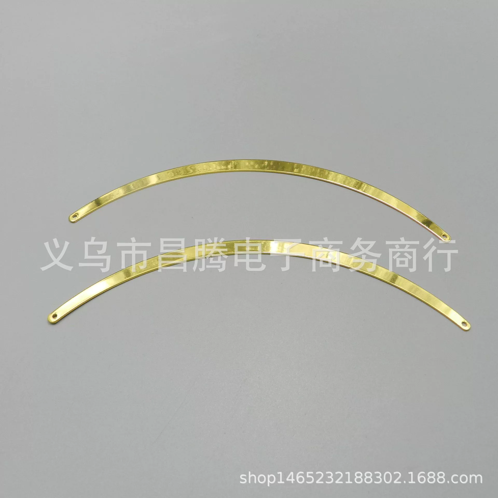 DIY аксессуары ювелирные изделия материал ручной работы цвет сохраняя Металл 160*7 мм двойной круг Глянцевая луна кулон полумесяц изогнутый нож