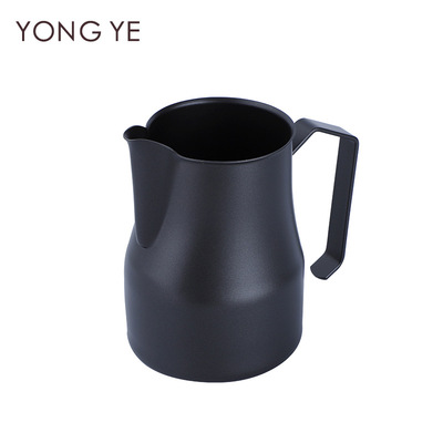 350ml铁氟龙意式拉花杯不锈钢尖嘴奶泡杯304咖啡用具生产厂家批发|ms