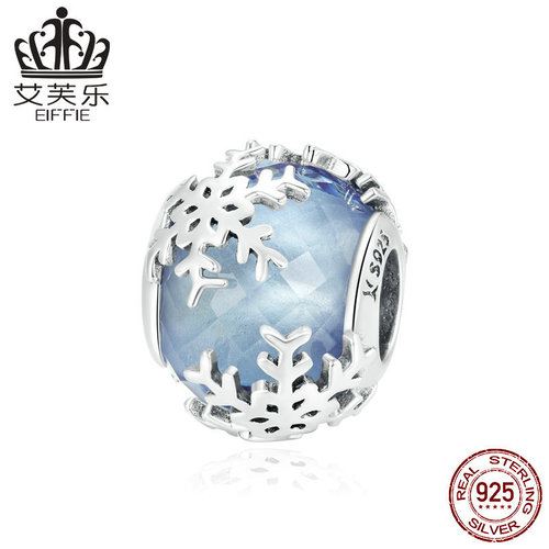 Afler European and American popular DIY bracelet necklace beaded oil drop s925 accessories sterling silver Christmas combination