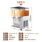 東貝飲料機商用冷熱自動雙缸冷飲機熱飲奶茶餐廳果汁機擺地攤設備