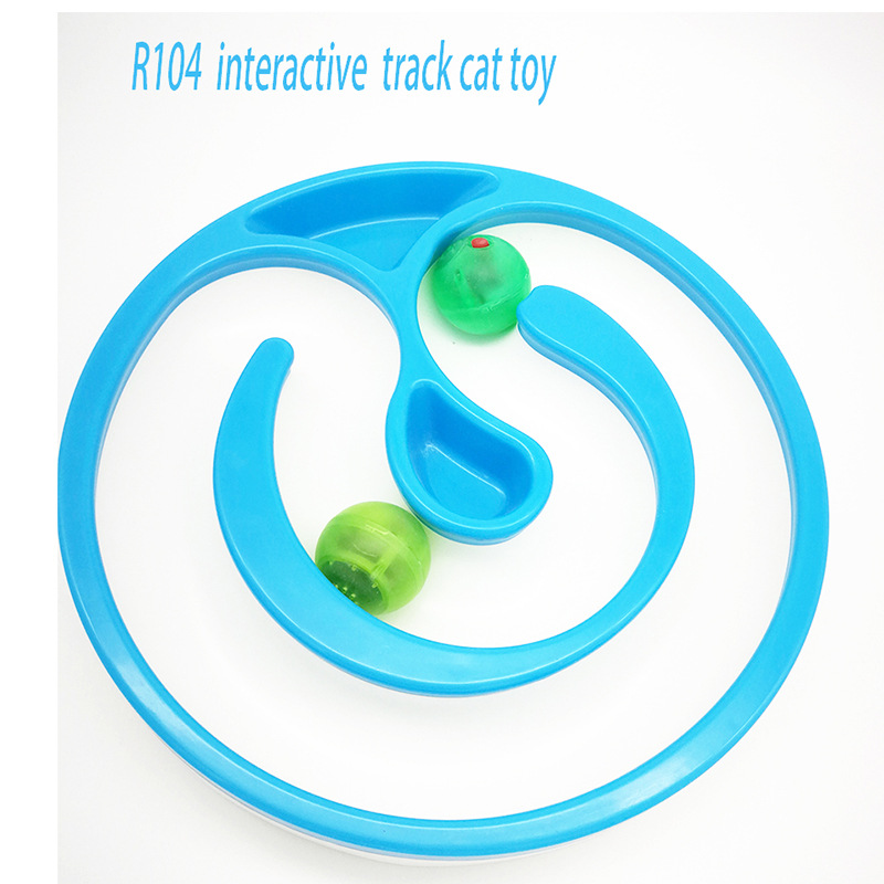 新款亞馬遜ebay寵物貓玩具轉盤 發(fā)聲發(fā)光球益智互動逗貓玩具轉盤