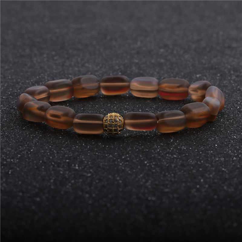 moonstone micro-inlaid zircon diamond bracelet