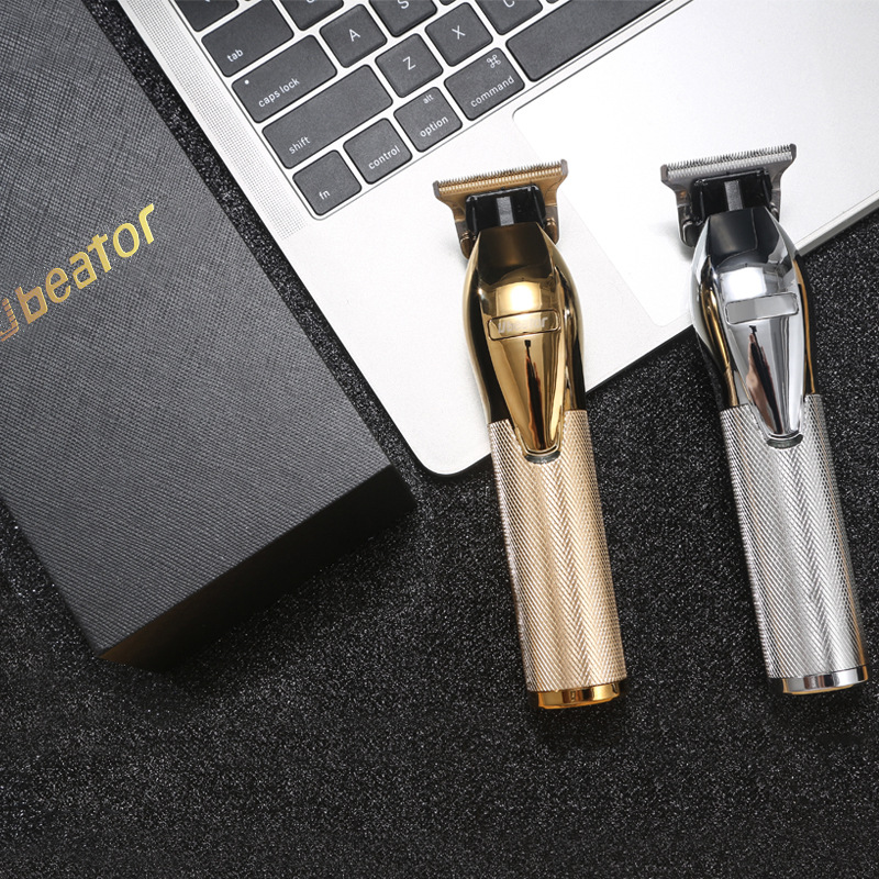 usb rechargeable gold hair clipper full...