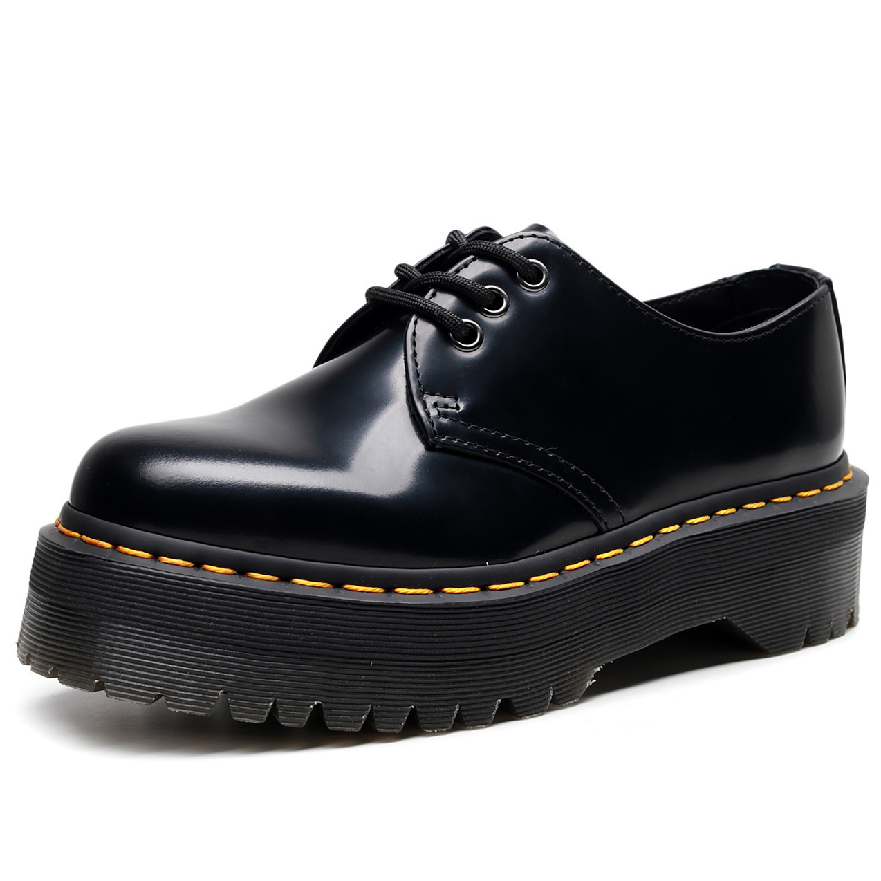 1461 thick-soled 3-hole Quad Martin shoe...