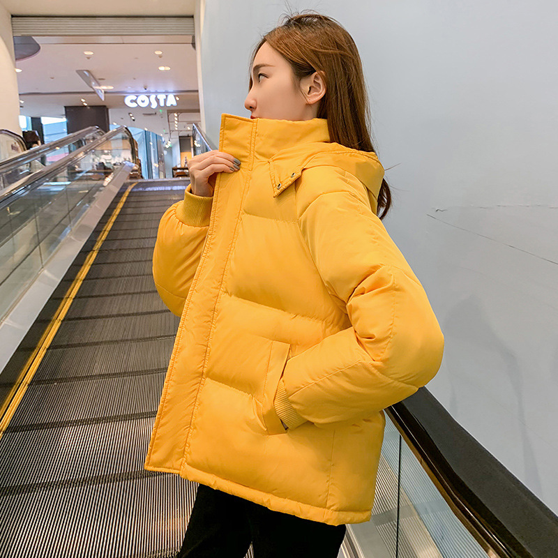 2020 nueva ropa de algodón coreana suelta ropa de pan de invierno de mujer abrigo corto chaqueta de algodón de moda