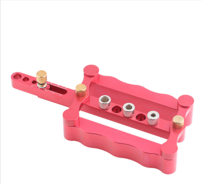 打孔定位器木工垂直三合一圆木榫/木销/木棍拼板直孔开孔器工具