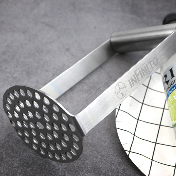 厨房用品 厨房五金配件 不锈钢手动压薯器 捣土豆泥 薯压 莳压|ms