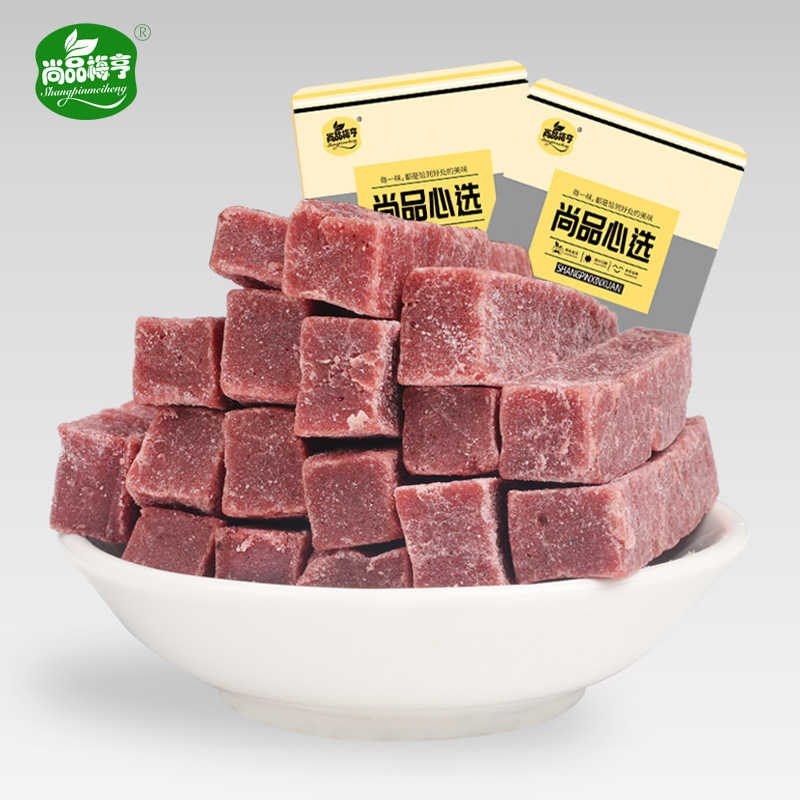 Shangpin Meixiang Mulberry and Hawthorn Strip 100g, Factory Wholesale Candied Fruit, Children's Leisure Snacks, One-Time Delivery