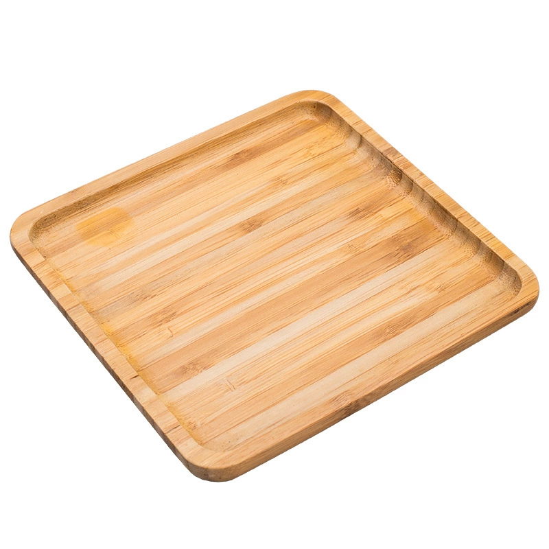 Bamboo tea tray Japanese simplicity house dry soak bamboo plate pot rectangular water cup small bamboo plate small bamboo plate tea table
