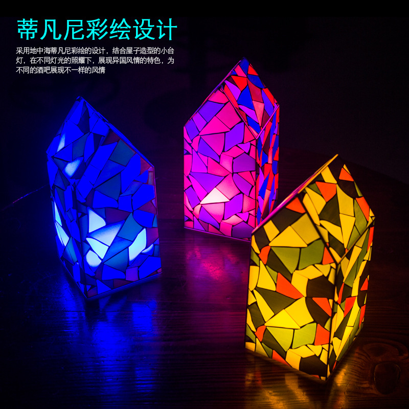 LED recargable luz de la noche comedor bar claro bar Luz de mesa personalizada atmósfera Luz Discoteca KTV colorida luz de la habitación