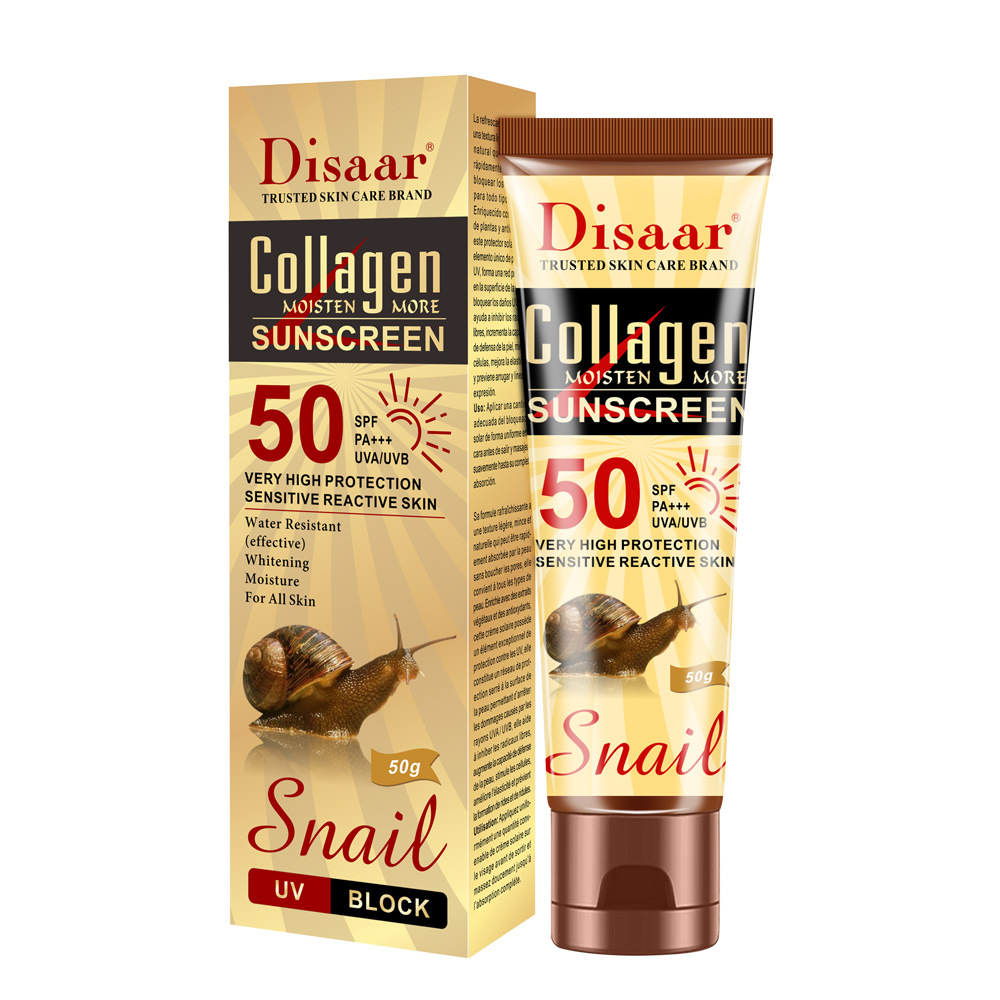 Disaar Bone Collagen Creme für Männer und Frauen, UV-Schutz, schwarz und feuchtigkeitsspendend, 50 g, Sonnenschutz_voghion.com