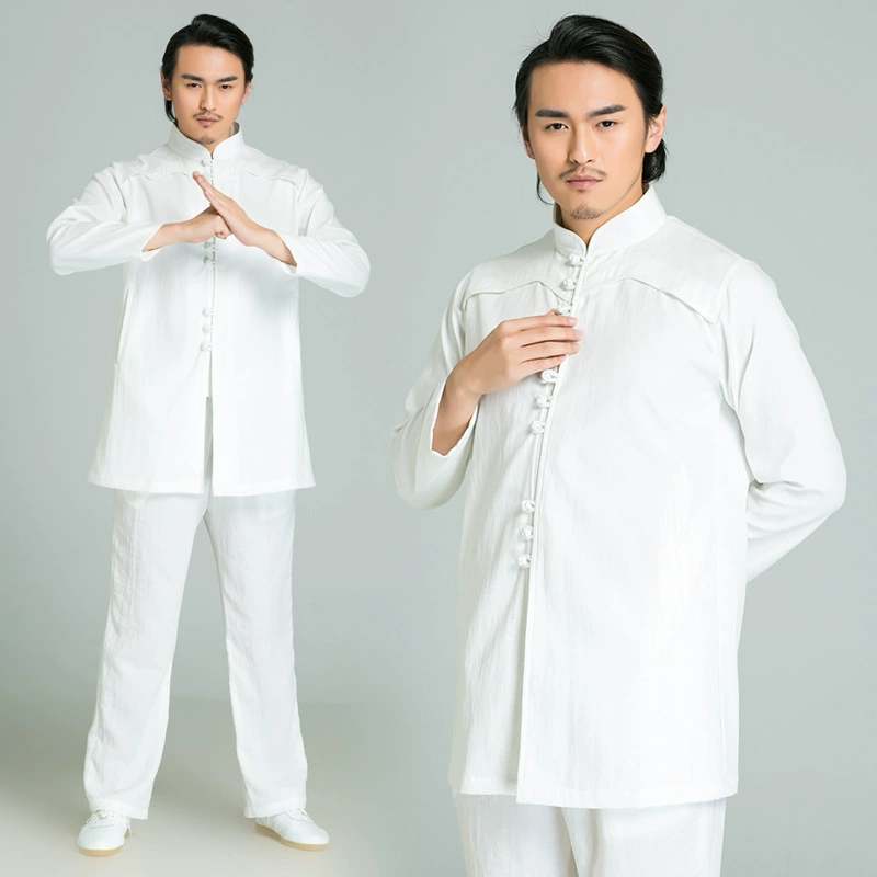 Костюм Тайцзи WuNong, весенне-осенний для мужчин, одежда для практики Чжуншань/Танг, ушу, китайский стиль, для выступлений