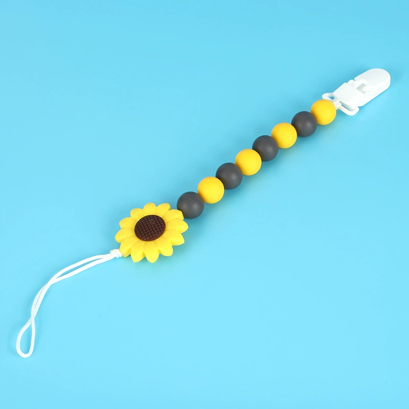 Children's silicone pacifier, beaded bracelet for training, toy, creative accessory