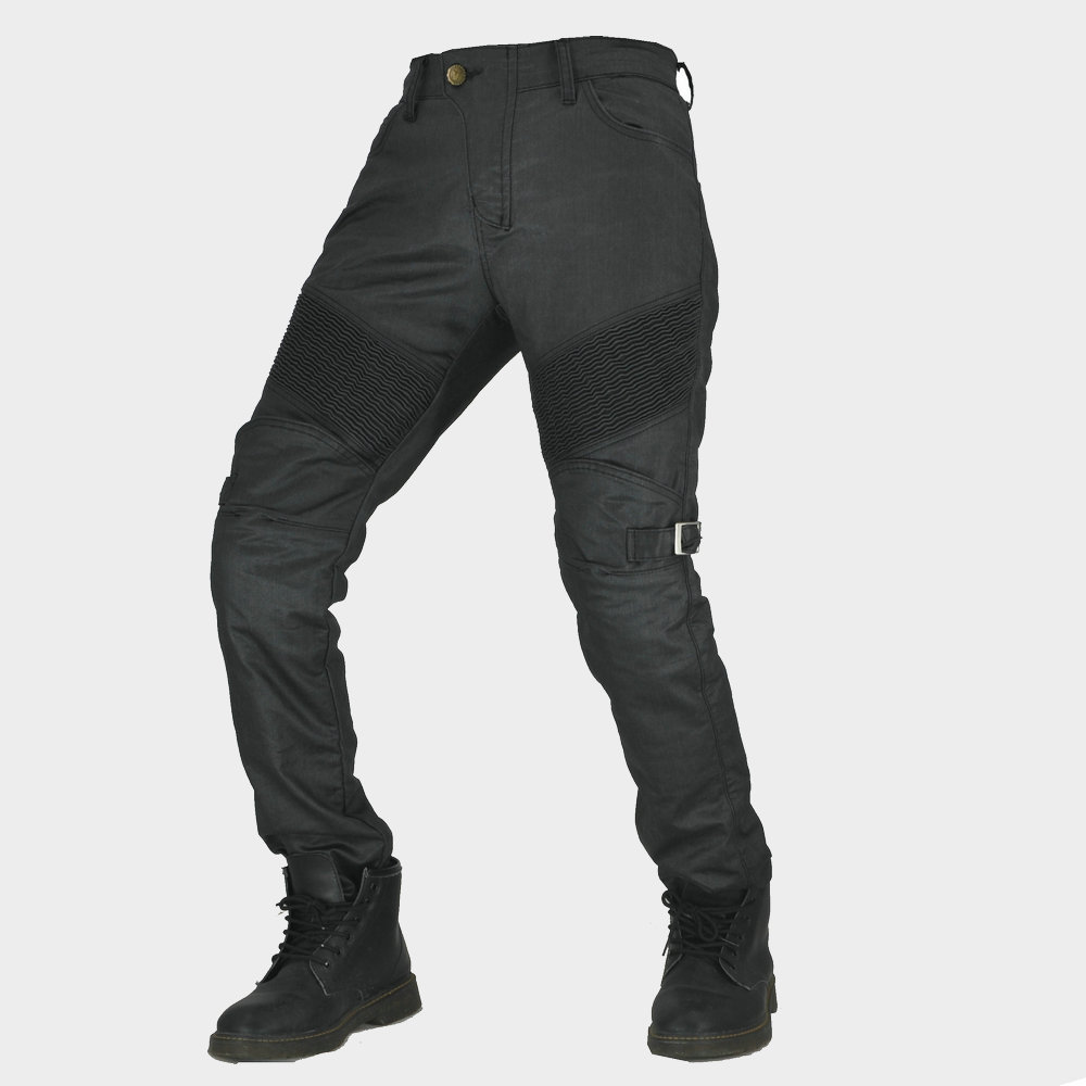 Directo de fábrica de la motocicleta pantalones vaqueros de los hombres pantalones de ciclismo impermeables pantalones de carreras retro resistente a la caída de la motocicleta Pantalones