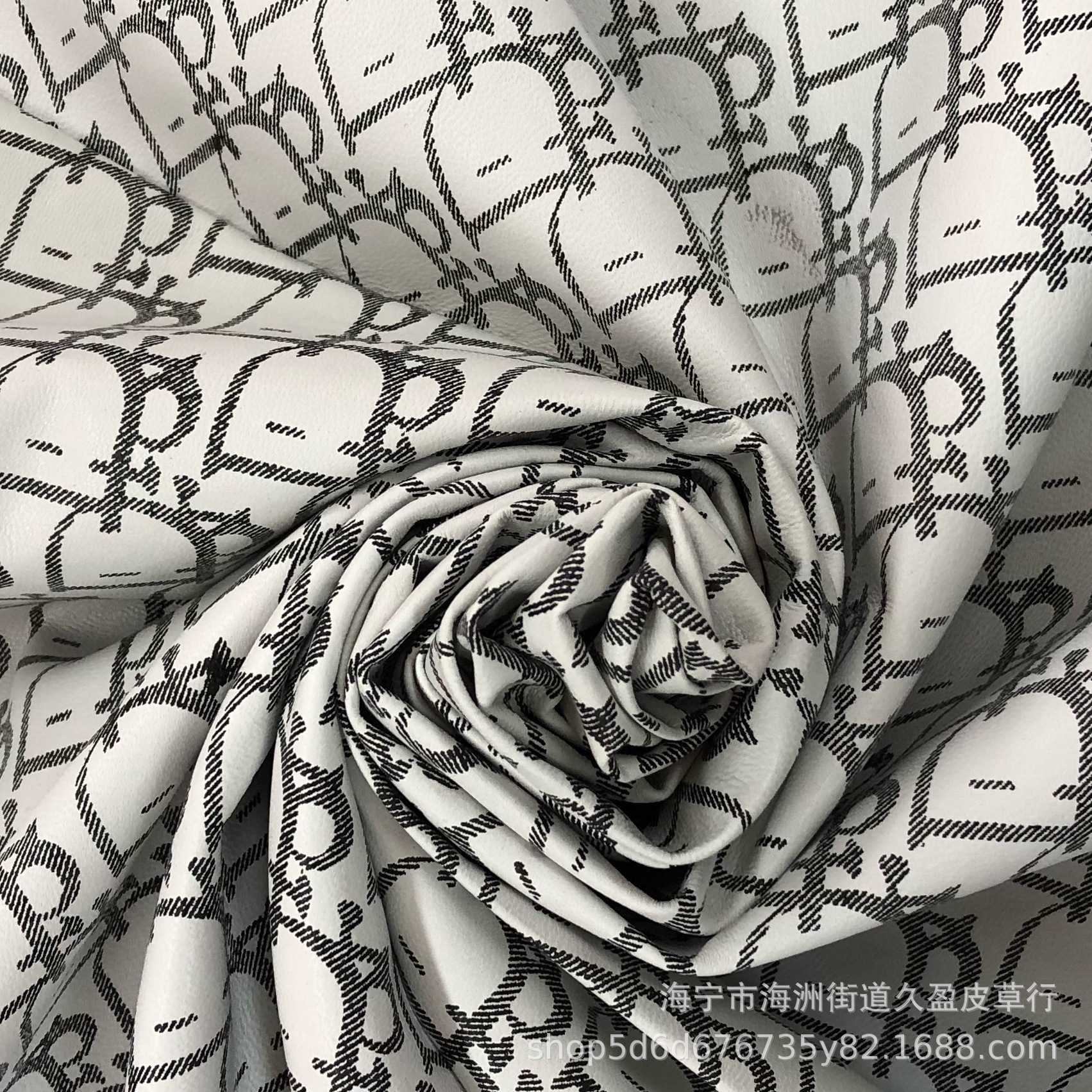 现货批发字母服装真皮绵羊皮皮料印花皮衣皮革服装专用面料 DIY