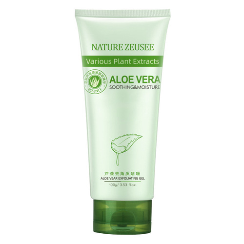 Aloe Vera Exfoliation Mud Scrub Gel Facial Cleansing Pores Female Men Student Manufacturer Wholesale