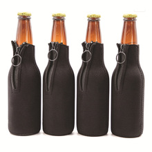 厂家批发保温拉链啤酒瓶袋3MM潜水料酒瓶套啤酒瓶杯套