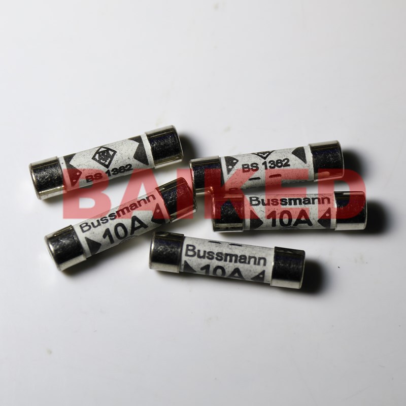 英国 灌沙防暴BUSSMANN 10A 240VAC 保险管 保险丝 BS1362 6X25MM