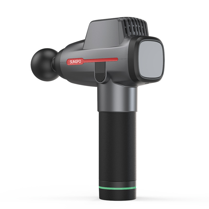 跨境家用健身按摩器材运动肌肉放松高频震动无刷电机电动按摩枪