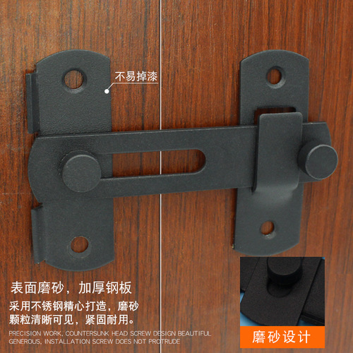 OD59 thickened stainless steel red bronze door buckle door bolt pet cage lock latch safety bolt sliding door hasp door latch door