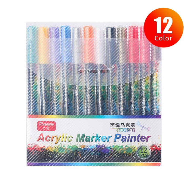Художник-лайнер на водной основе, акварель, карандаши, 18 цветов, оптовая продажа, 0.7 мм