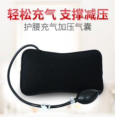 Wholesale lumbar support air-inflatable traction pad with inflatable air cushion for waist support inflatable belt air cushion