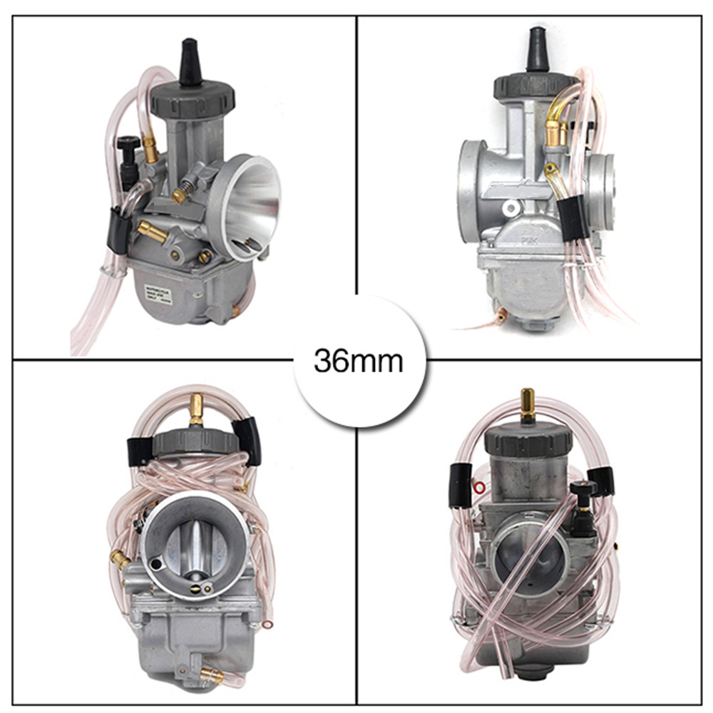 Atv Motorcycle Universal Carburetor Pwk33 35 34 36 38 40 42mm + Oil Nozzle Measuring Hole