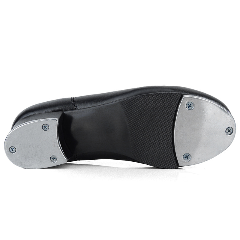 Mujeres rectas zapatos de baile de piso duro para hombres adultos niñas niñas niñas niños niños niños niños negros primarios zapatos de baile de patada