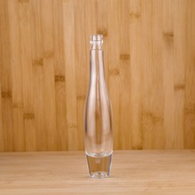 廠家批發150ml白酒瓶 透明玻璃酒瓶冰酒瓶晶白料牙口小酒瓶茶油瓶