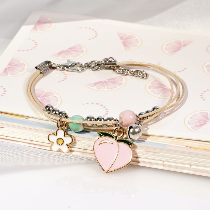 Estilo Simple Fruta Aleación Flores Pulsera display picture 12