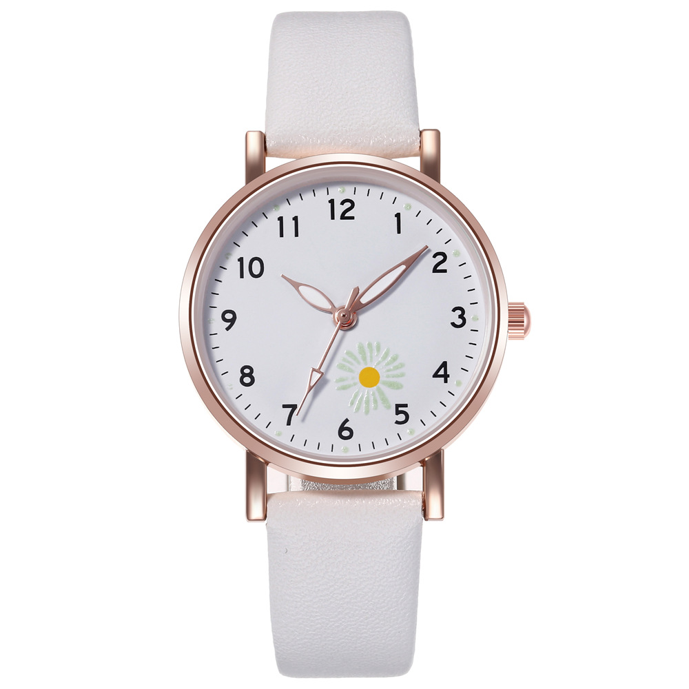30g Weight Ordinary Glass Mirror Material Imitation Leather Strap Material Watch Classification Pointer Display Type Buckle Buckle Style Round Dial Shape Daily Occasion Quartz Movement Solid Color Pattern Women's Gender Simple Style Style Simple Style Solid Color Buckle Quartz Women's Watches 8