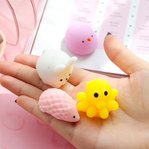 Creative animal pinch fun, cute cartoon to decompress and vent boredom, decompression toy, spoof toy gift