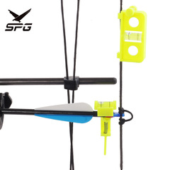 SPG leveling scale compound pulley bow adjustment D-ring position vertical horizontal bow level bubble