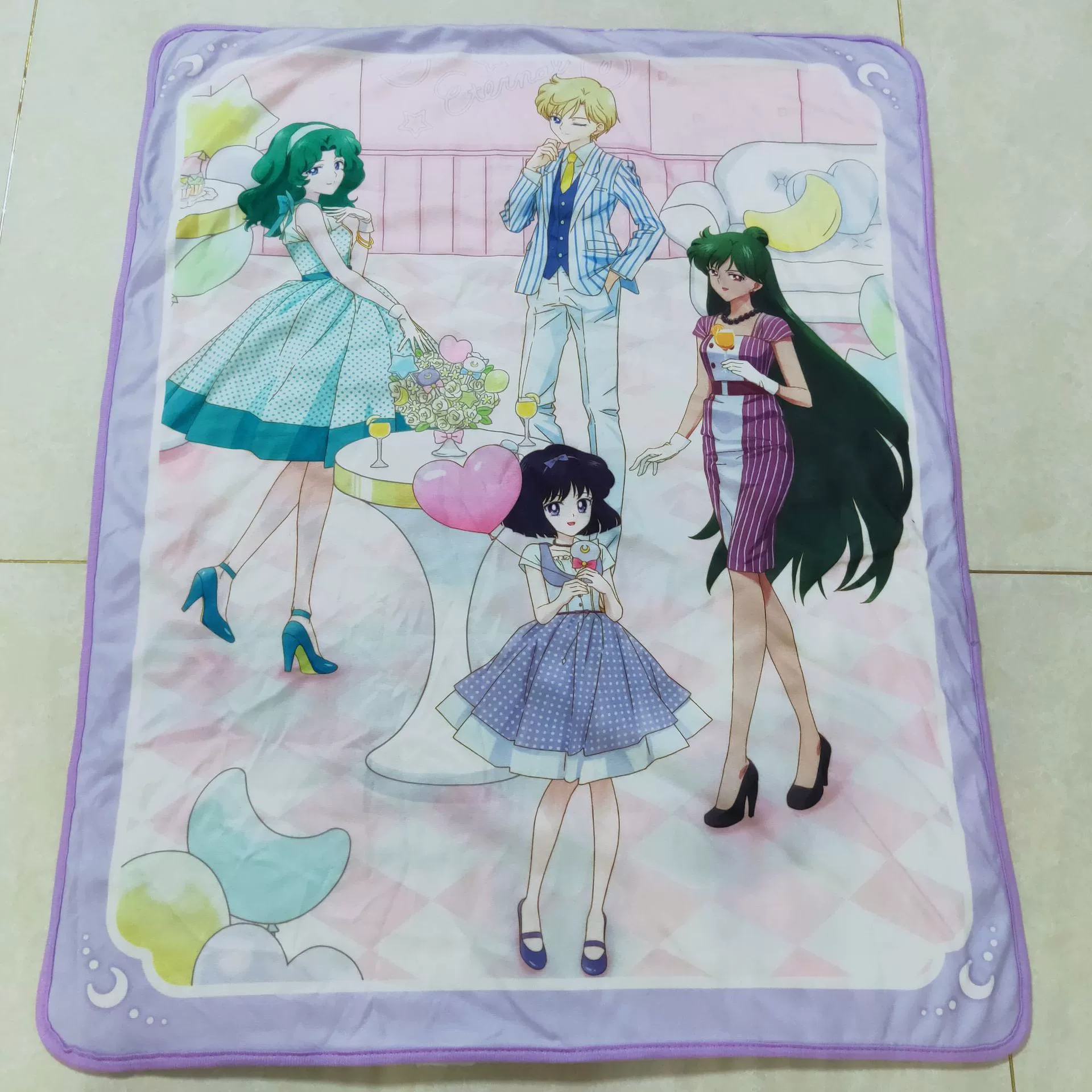 Оригинальный экспортный заказ для Японии: детское одеяло, полотенце, плед, банное полотенце из толстого кораллового флиса с принтом «красивая девочка» и овечьей шерсти.