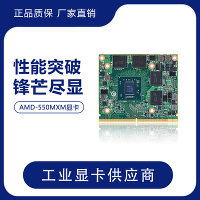 GOLDEN金标AMD RX550 MXM3.0显卡4GB GDDR5 128bit国产平台低功耗