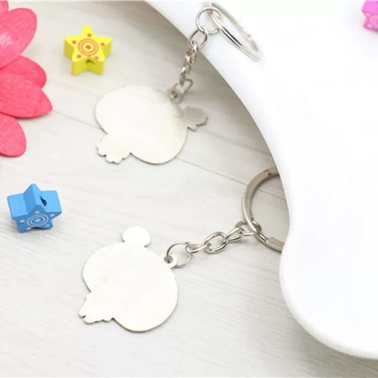 Love Emoticon Mushroom Drops Drop Couple Caps Anime theme Key Chain Circle Valentine's Day Gift T022