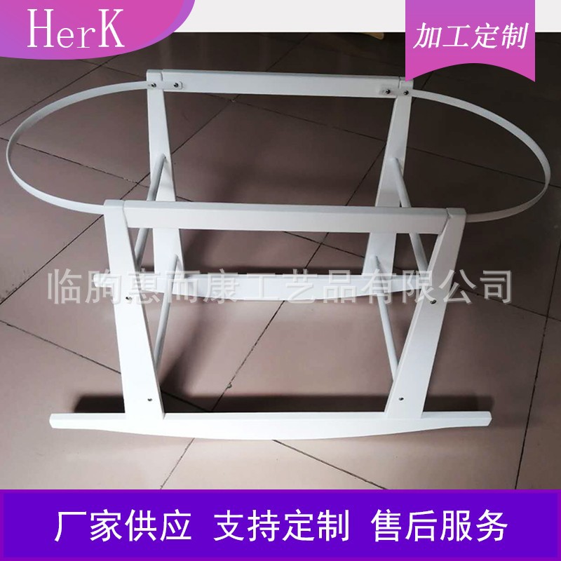 厂家批发婴儿摇篮木支架 玉米皮草编工艺品木制摇篮支架婴儿现货-阿里巴巴