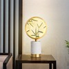 Chinese style Retro Table lamp Eye protection All copper LED originality literature Night light bedroom Bedside lamp classical lamps and lanterns