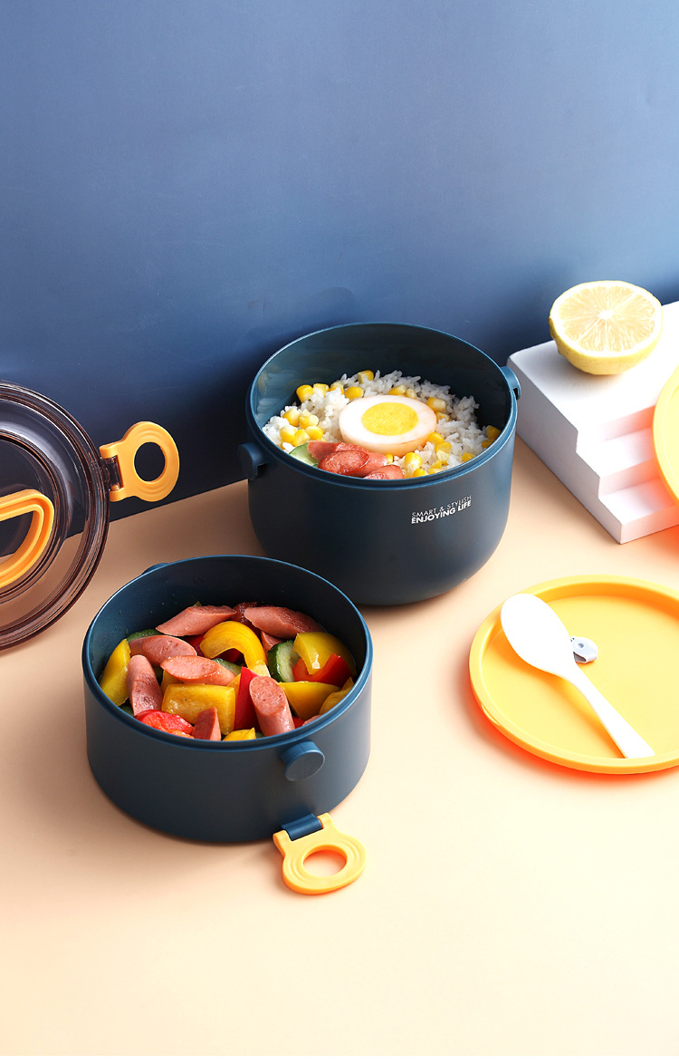 xc469-470托里奥折叠提手圆形塑料单双层饭盒_16.j