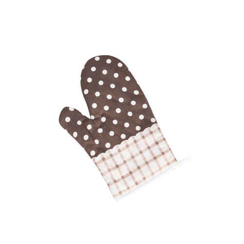 Kitchen baking oven microwave silicone heat-insulating gloves exquisite high-temperature grid gloves wholesale