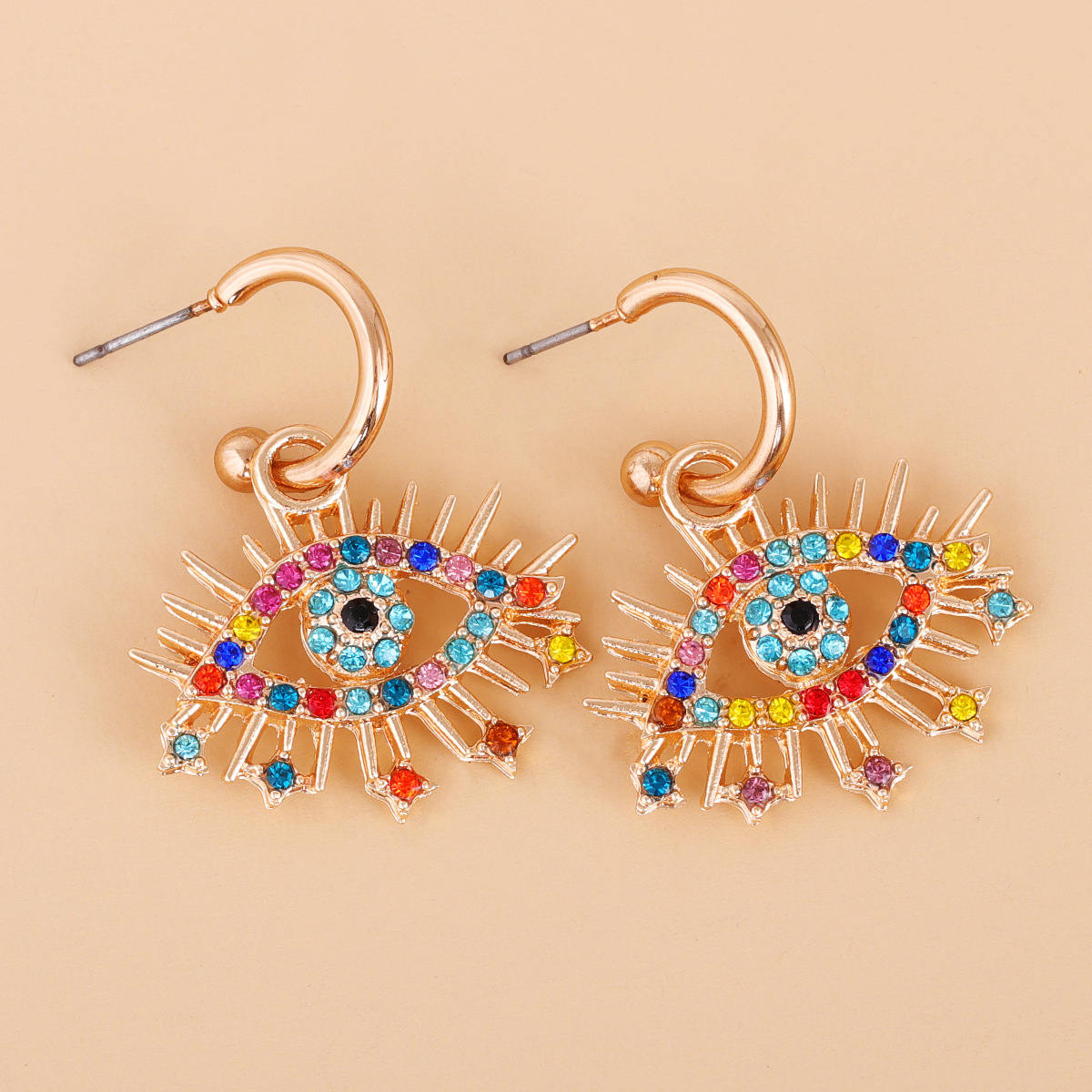 Pendientes De Diamantes De Ojo De Moda display picture 7