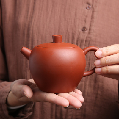 原矿紫砂壶家用泡茶手工朱泥紫砂茶具可定制大容量紫砂壶批发