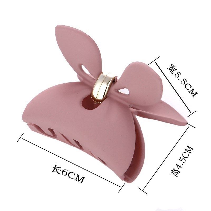 Korea Cute Bow Solid Color Catch Clip display picture 1