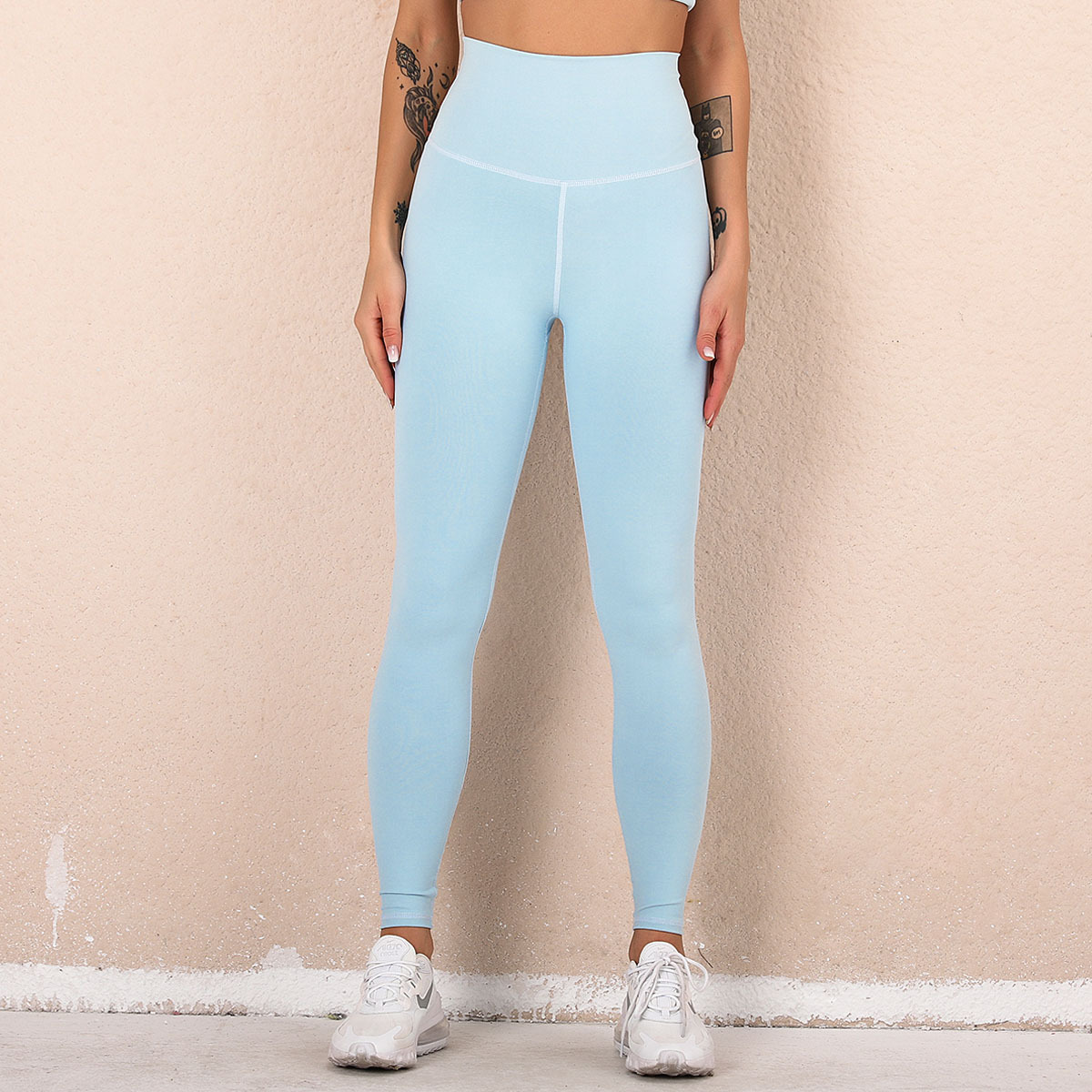 sexy solid color yoga clothes four-piece NSLX16818