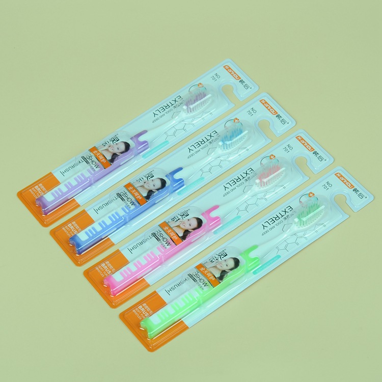 周六日用品义乌百货牙刷批发 韩后701（座装30支） 软毛供商超详情图4