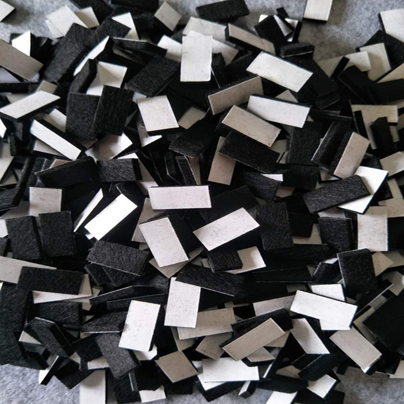 订做加硬家具毛毡垫保护垫黑色防滑垫沙发脚垫灰色毛毡胶贴可定制|ms